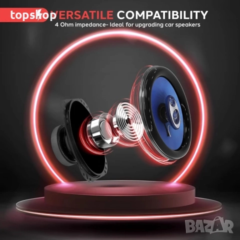 Нови 2 бройки Pyle PL6984BL 6 x 9-инчови 400-ватови 4-лентови високоговорители ..., снимка 4 - Аксесоари и консумативи - 51637812