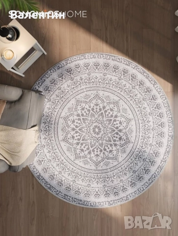 Флорален винтидж килим SONGMICS HOME, снимка 3 - Килими - 51809125