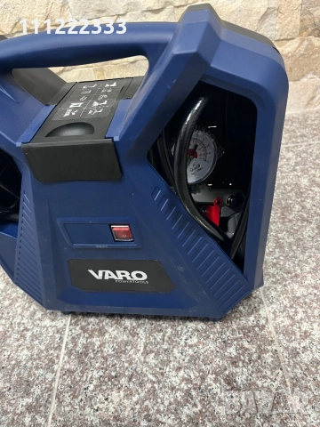 Компресор VARO 1100W / 8 bar / 180 l/min, снимка 2 - Компресори - 51911263