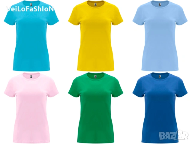 Нова дамска тениска в шест различни цвята