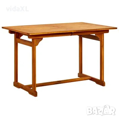 vidaXL Рамка за легло, бяла, масивно дърво, 140x190 см（SKU:316568）, снимка 4 - Спални и легла - 48223130