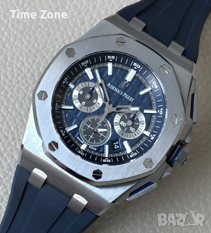 Audemars Piguet Royal Oak Offshore Chronograph 42mm Steel Blue Dial Различни Варианти, снимка 8 - Мъжки - 52999025