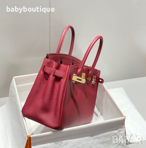 Hermes Birkin Bordeaux red, снимка 3 - Чанти - 45389816