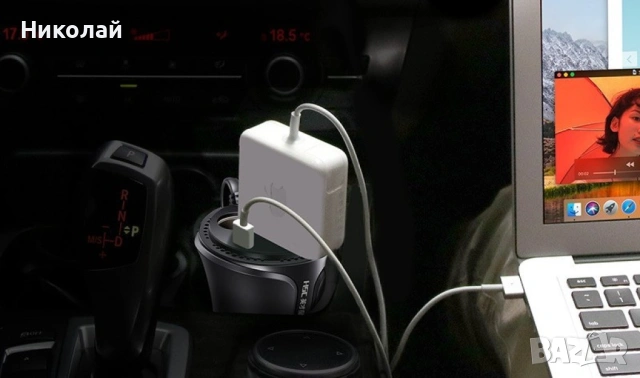 Автомобилен инвертор OZIO 12V → 220V, снимка 2 - Аксесоари и консумативи - 53243580