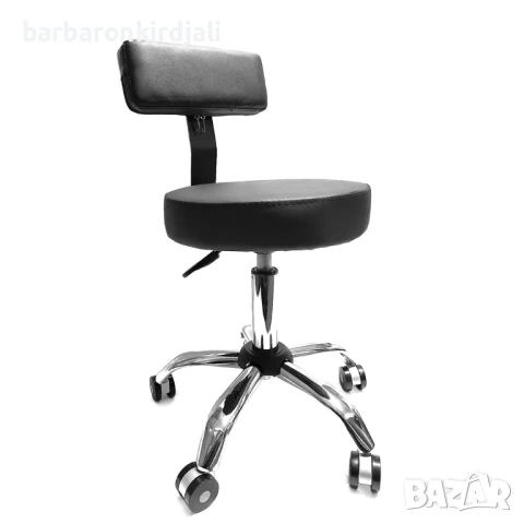 Професионален работен стол с облегалка, снимка 2 - Фризьорски столове - 51319039