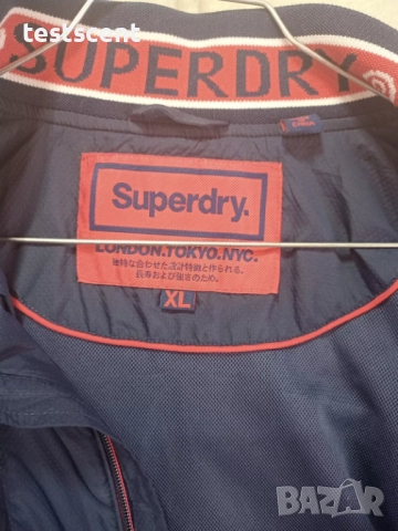 Мъжко яке SUPERDRY Mens Jacket – Navy Blue – 2XL – Lightweight / Soft Shell, снимка 13 - Якета - 52968776