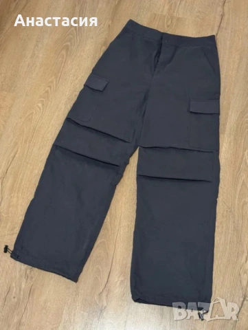 Дамски панталони с джобове, свободна кройка