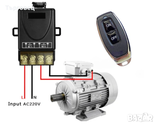 Дистанционно управление за водна помпа 15A / 240V - макс. 3600W, снимка 1 - Градинска техника - 46375340