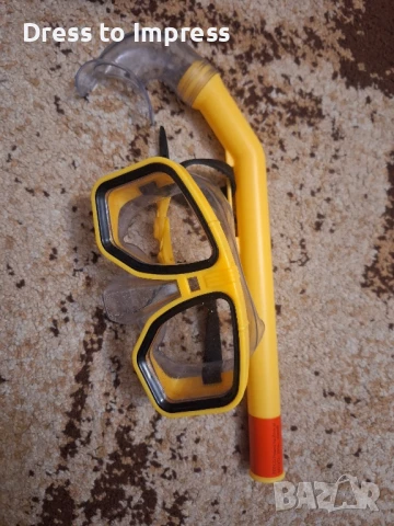 Детски сет за плаж шнорхел и обувки, снимка 3 - Други - 51412925