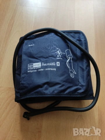 Чисто нов маншет за автоматичен апарат за кръвно Microlife и зарядно, снимка 2 - Други - 53913568