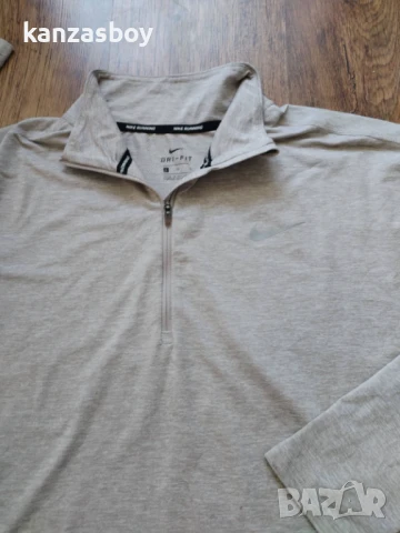 Nike Element Half Zip Reflective Running Top - страхотна дамска блуза Л, снимка 3 - Блузи с дълъг ръкав и пуловери - 50899282