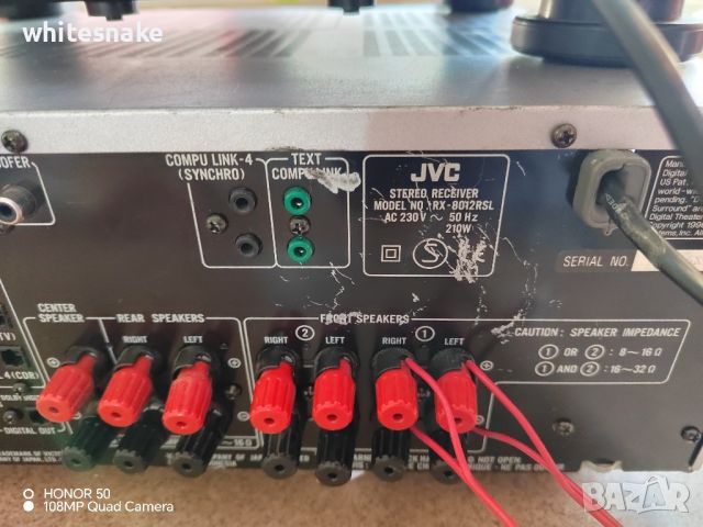 JVC RX-8012 R 5.1 Receiver , снимка 6 - Ресийвъри, усилватели, смесителни пултове - 46383892