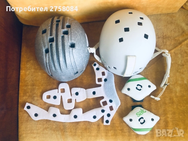 Каска SALOMON BRIGADE WHITE MATT, снимка 6 - Зимни спортове - 52226635