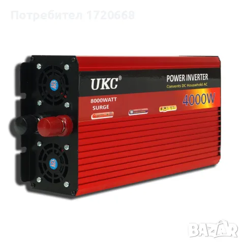 Инвертор 24-220V 4000W, снимка 1