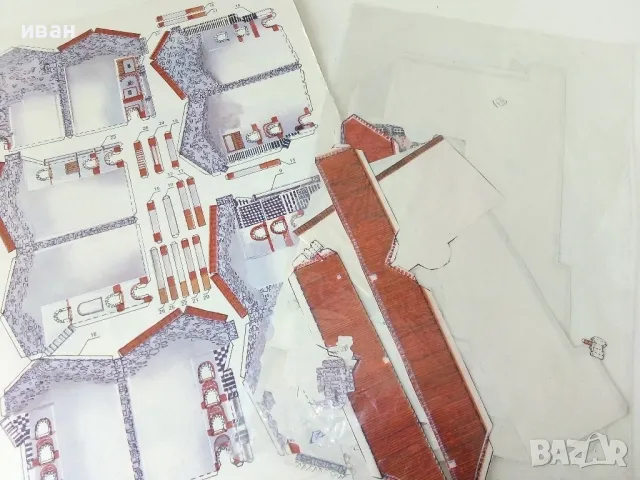 Рилският манастир -книжка играчка - 1986г., снимка 4 - Детски книжки - 50242683