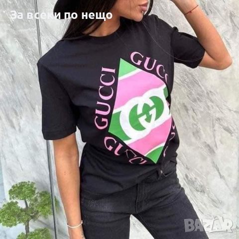 Дамска тениска Gucci👚 Дамска блуза с къс ръкав Гучи - Налични различни цветове Код LFS10, снимка 3 - Тениски - 46775128