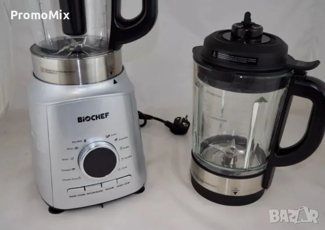 Вакуумен блендер BioChef Aurora KMT-8101XV Vacuum Blender and Soup Maker 1000W  Смути Шейк Супи, снимка 10 - Блендери - 44198005