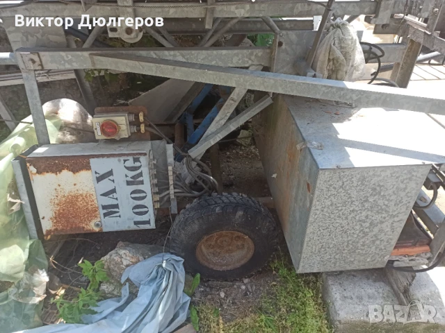 Мобилен Хаспел колесар (стъллба) товар до 100кг, снимка 9 - Подемници - 50606898