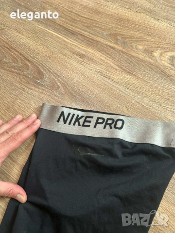 Дамски клин Nike Pro Warm Tight Leggings  Black Metallic Sliver  Running , XS размер , снимка 5 - Спортни екипи - 53782854