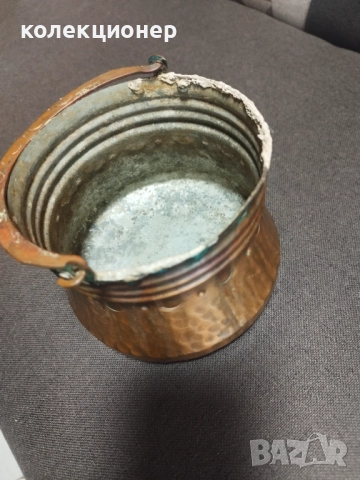 МАЛКО БАКЪРЕНО МЕНЧЕ 1 ЛИТЪР /виж описанието/, снимка 6 - Антикварни и старинни предмети - 52926715