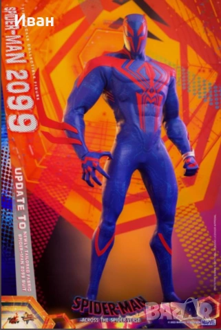 Hot Toys Spider - man 2099/Хот Тойс Спайдър - мен 2099, снимка 2 - Колекции - 47223405