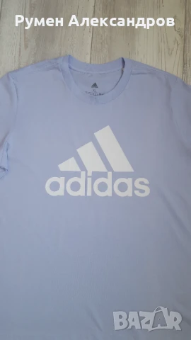 Нова виолетова дамска тениска Adidas размер XL, снимка 8 - Тениски - 50488442