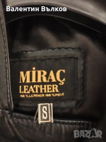 Женско кожено яке размер S, снимка 3 - Якета - 52385575