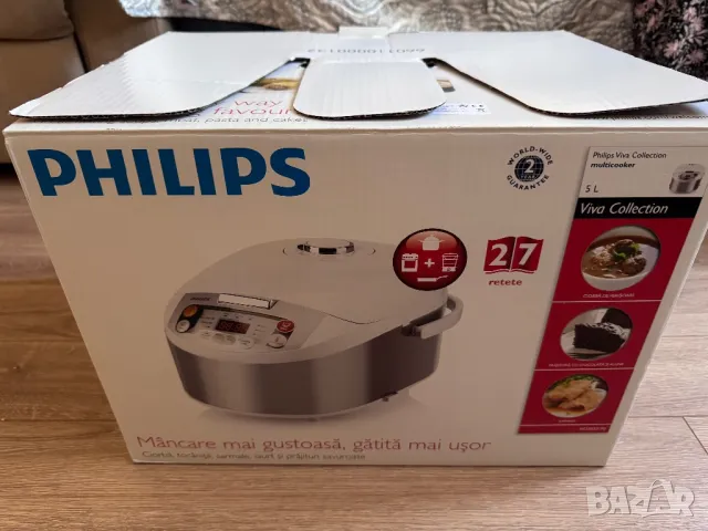 Нов мултикукър PHILIPS HD3037 с 12 програми, снимка 6 - Мултикукъри - 49911959
