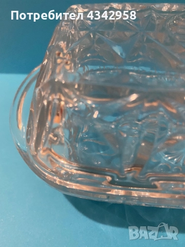 Henkel.France. Съд за масло. Кристал., снимка 5 - Кутии за храна - 52513167