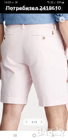 POLO Ralph Lauren Cotton Short Slim F it Mens Size 34 ОРИГИНАЛ! Мъжки Къси Панталони!, снимка 2 - Къси панталони - 50191306