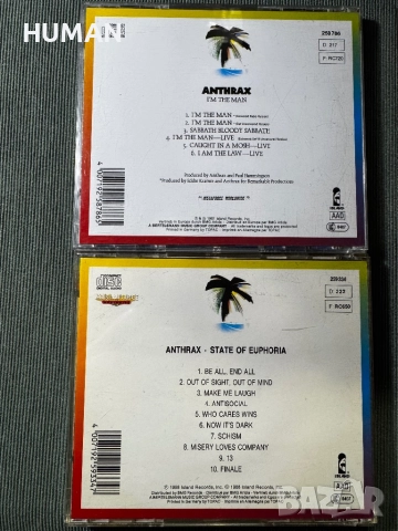 Pantera - Anthrax - Nuclear - Suicidal , снимка 10 - CD дискове - 52080064