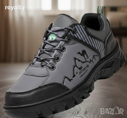 Мъжки обувки в сиво