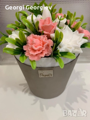 цветя изработени с глицеринов ароматен сапун и Българска роза 🌹 Стара Загора Център., снимка 9 - Изкуствени цветя - 52838911