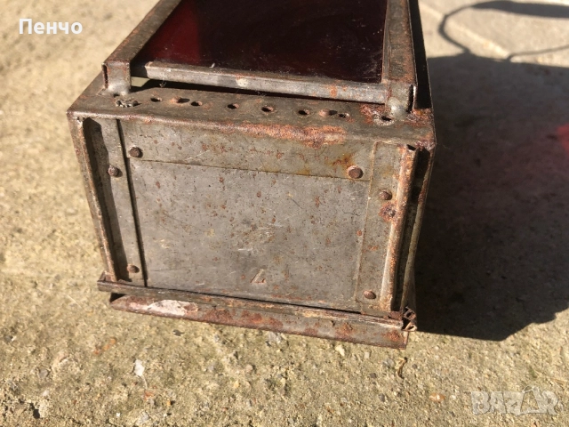 стара военна лампа /фенер/ - WWI-WWII - GERMANY, снимка 6 - Антикварни и старинни предмети - 50890330