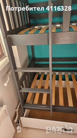 Двуетажно легло , снимка 4 - Спални и легла - 52614882