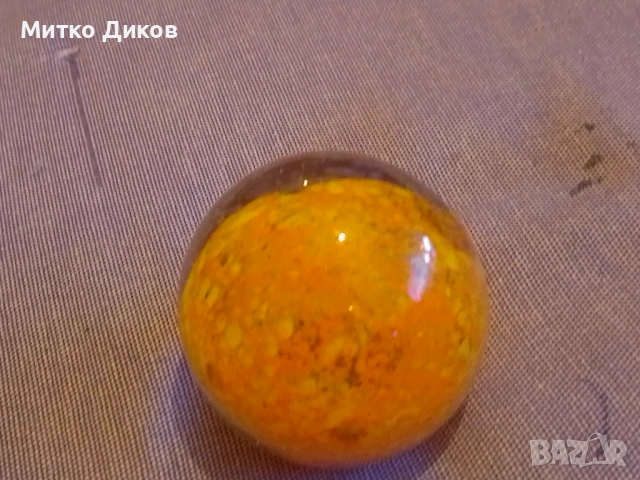 Ледена кремирана кристална топка за украса ги 46 мм Н-44мм фи 44мм, снимка 3 - Декорация за дома - 53526580