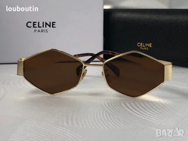 Celine 2024 дамски слънчеви очила ромб, снимка 8 - Слънчеви и диоптрични очила - 50741627