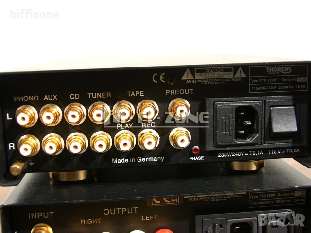 Комплект  Thorens ttp2000 / tta2000 , снимка 7 - Ресийвъри, усилватели, смесителни пултове - 53681673