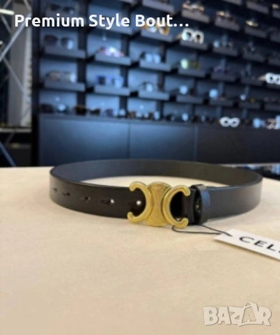 колан от естествена кожа в кутия celine, снимка 5 - Колани - 53635721