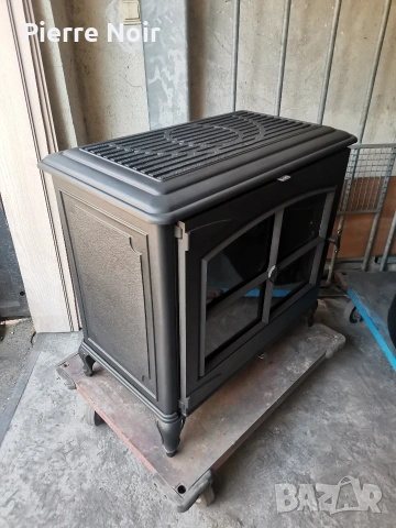 Френска чугунена печка на дърва 12kW, снимка 9 - Камини - 53833704