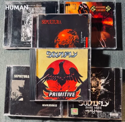 Soulfly - Sepultura - Machine Head , снимка 1 - CD дискове - 48042812