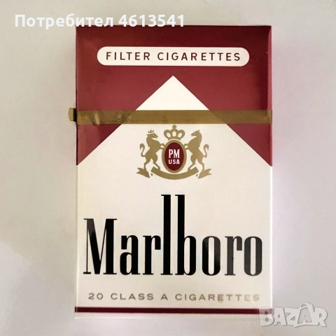 USA Marlboro 80mm кутия, снимка 2 - Колекции - 53046877