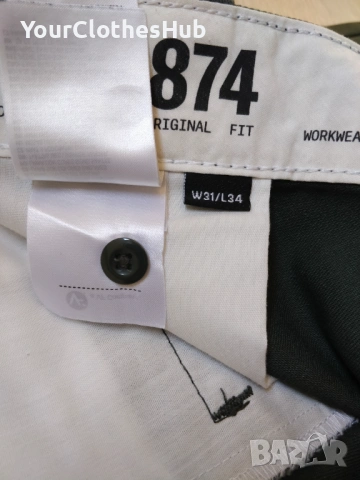 Dickies ICONS 874 Workwear W31/L34 (M) size Мъжки дълги панталони, снимка 5 - Панталони - 53583994