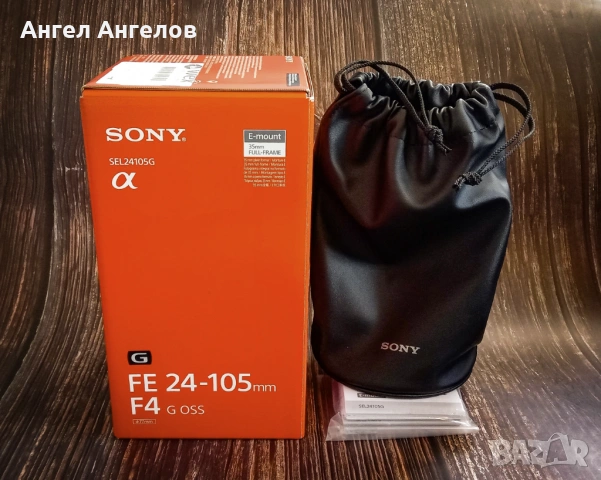 Обектив Sony 24-105mm f/4 G OSS - КАТО НОВ!, снимка 4 - Обективи и филтри - 53983484