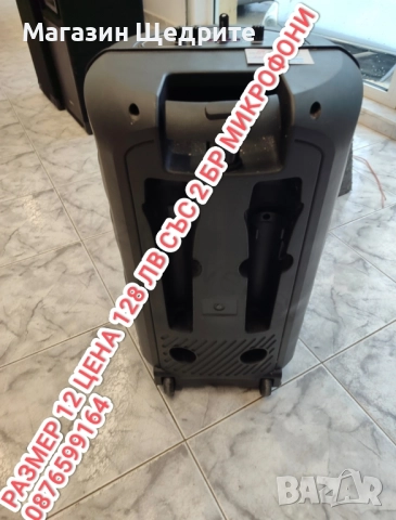 КАРАОКЕ КОЛОНА С 2 БР МИКРОФОНИ 