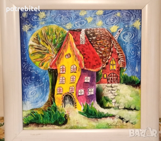 Картина СПОМЕН - Акрил - за 40 €вро, снимка 2 - Картини - 52931346