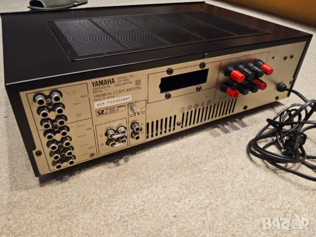 Стерео усилвател Yamaha AX630, снимка 5 - Ресийвъри, усилватели, смесителни пултове - 52801161