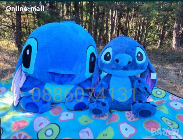 Гигантски Плюшен Стич, Голям Плюшен Стич Stitch, 100см, Плюшена играчка, снимка 4 - Плюшени играчки - 46733945