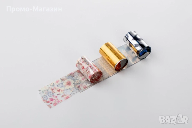 Трансферно фолио за отпечатване / 10бр ролки в кутия / 10 модела, за маникюр, арт нокти, снимка 13 - Продукти за маникюр - 52077468