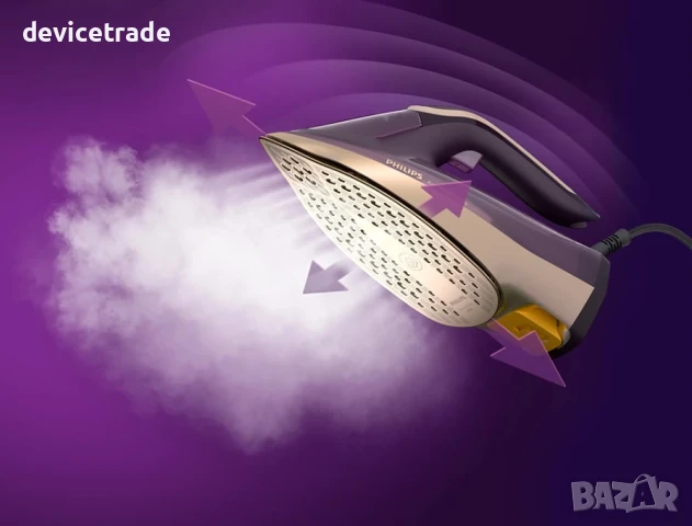 Ютия PHILIPS Azur 8000 DST8040/30, 3000W, 260g/min, 350ml, снимка 5 - Ютии - 51257555